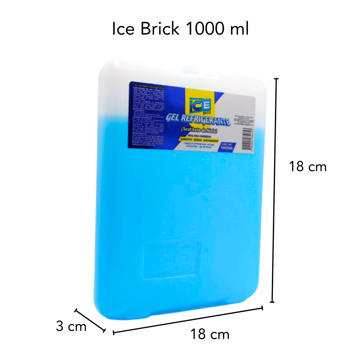 1 Ice Brick de 1000 ml. 1 pieza